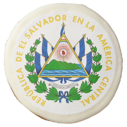 Escudo de El Salvador Sugar Cookie