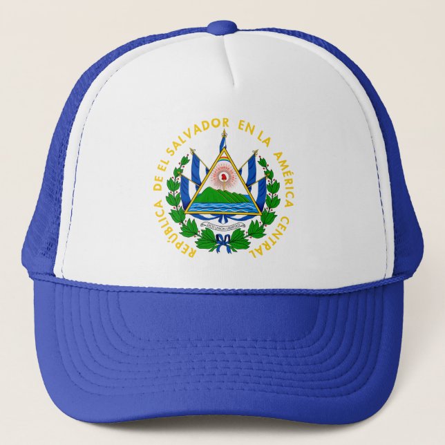 Escudo de El Salvador Trucker Hat (Front)
