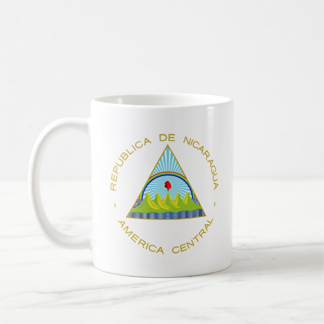 Escudo de Nicaragua Coffee Mug (Left)