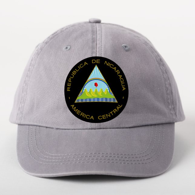 Patch écusson Drapeau Nicaragua - 5x8 Cm - Fixation Mâle/femelle - Pour Vêtements, Sacs