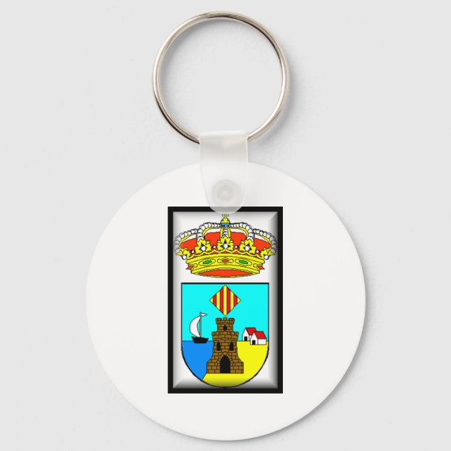 Escudo de Torrevieja Spain Flag Keychain (Front)
