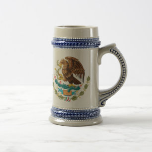 Escudo Nacional de México - Emblema Mexicano Beer Stein