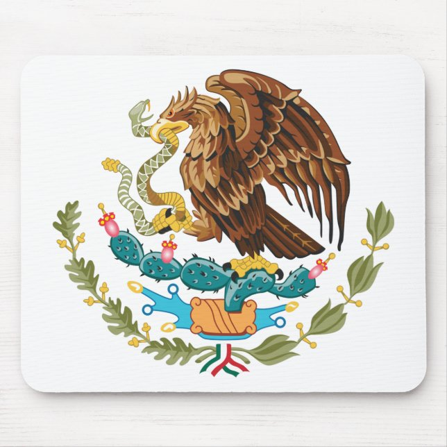 Escudo Nacional de México - Mexican Emblem Mouse Pad (Front)
