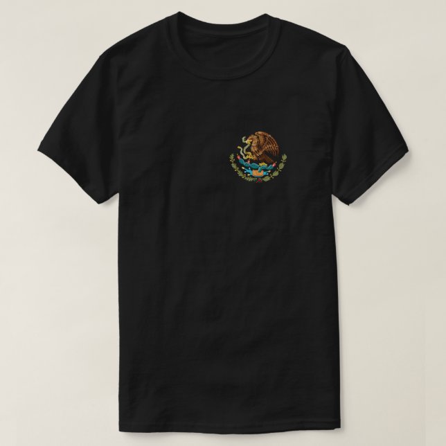 Escudo Nacional De México T-Shirt (Design Front)
