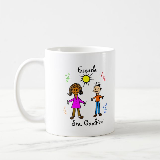 Escuela "School" Mug Customizable (Left)
