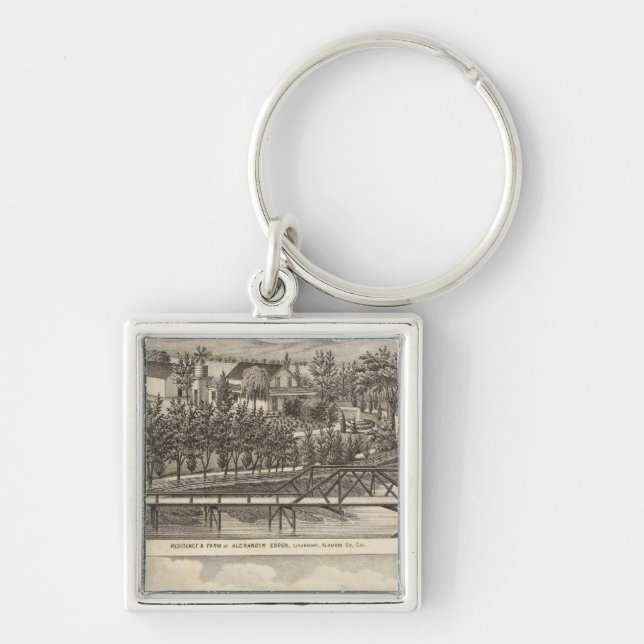 Esden, Clary residences Keychain (Front)