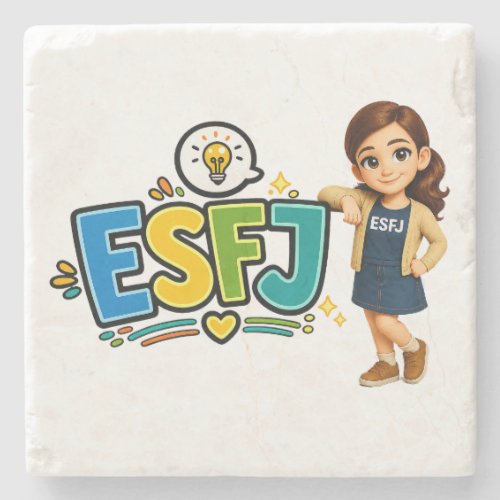 ESFJ — The Connection Builder Stone Coaster