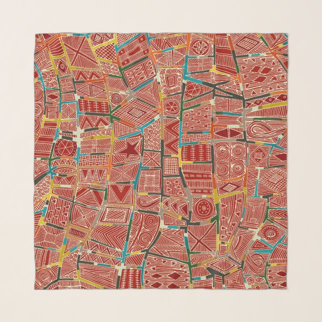 ESHE RED SCARF (Front)