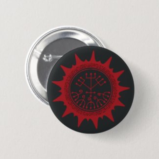 Eshu Sete Encruzilhadas Button