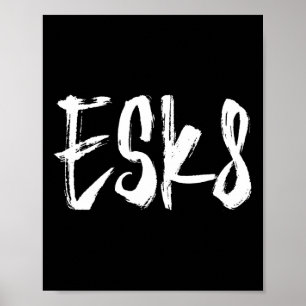 Esk8 - Electric Skateboarding Poster