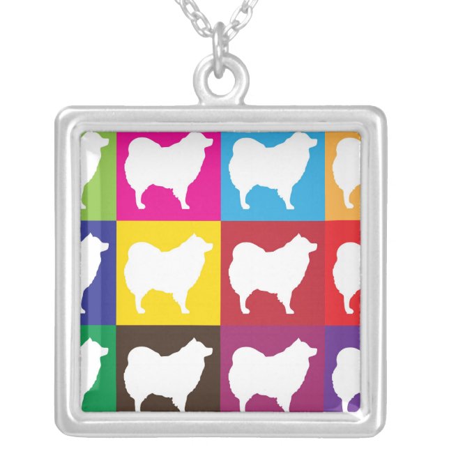 Eskie Checkerboard Necklace (Front)