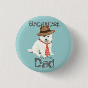 Eskie Dad Button