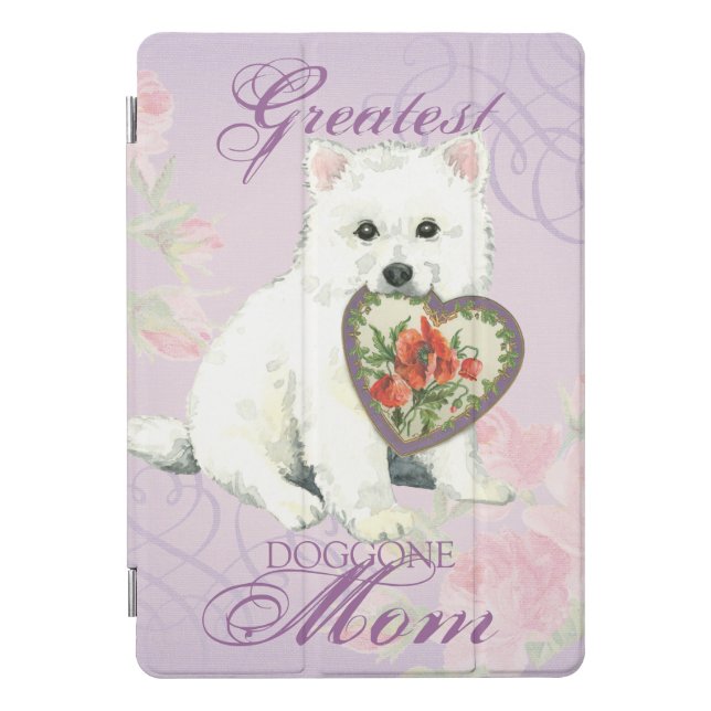 Eskie Heart Mom iPad Pro Cover (Front)