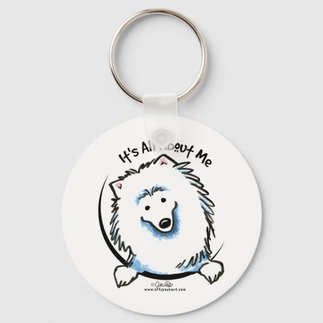 Eskie Its All About Me Keychain (Front)