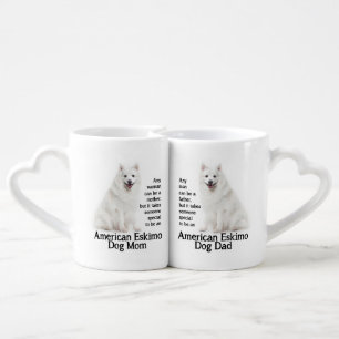 Eskie Mom and Dad Mug Set
