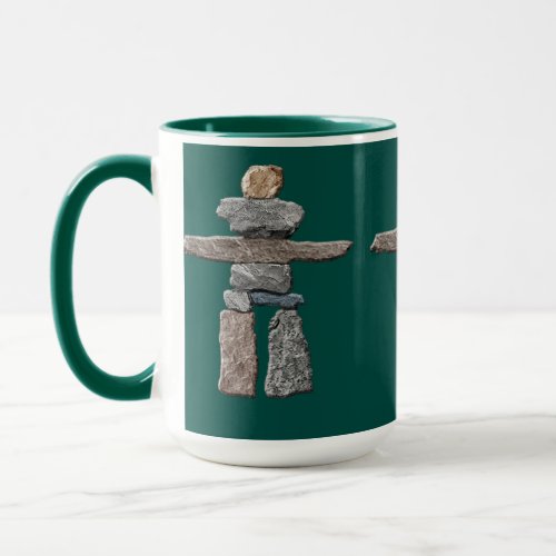 Eskimo Cairn Inuit Inukshuk Drinking Mug