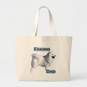 Eskimo Dad 4 Large Tote Bag