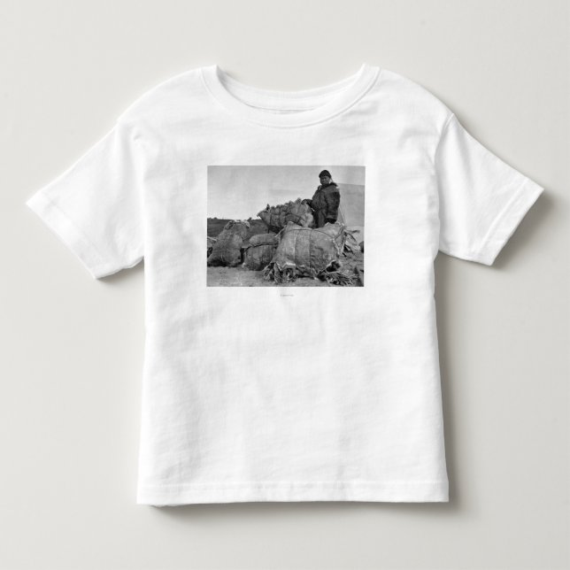 Eskimo Fur Dealer in Nome, Alaska Photograph Toddler T-shirt (Front)