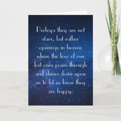 Eskimo Proverb, Loss of Loved One Sympathy Card