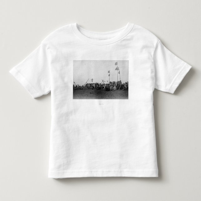 Eskimo Sports at Barrow, Alaska Photograph Toddler T-shirt (Front)