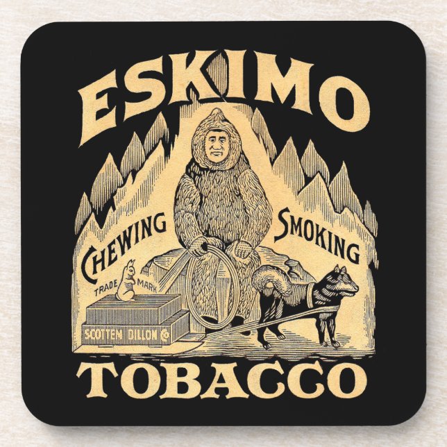 Eskimo Tobacco Beverage Coaster (Front)