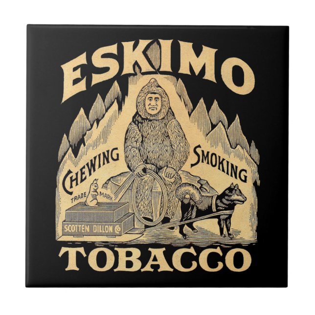 Eskimo Tobacco Ceramic Tile (Front)