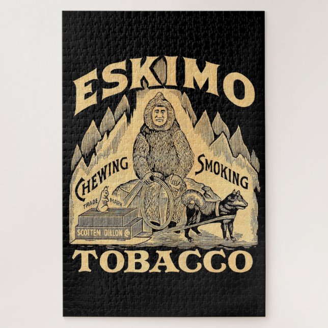Eskimo Tobacco Jigsaw Puzzle (Vertical)