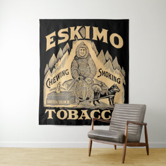 Eskimo Tobacco print Tapestry