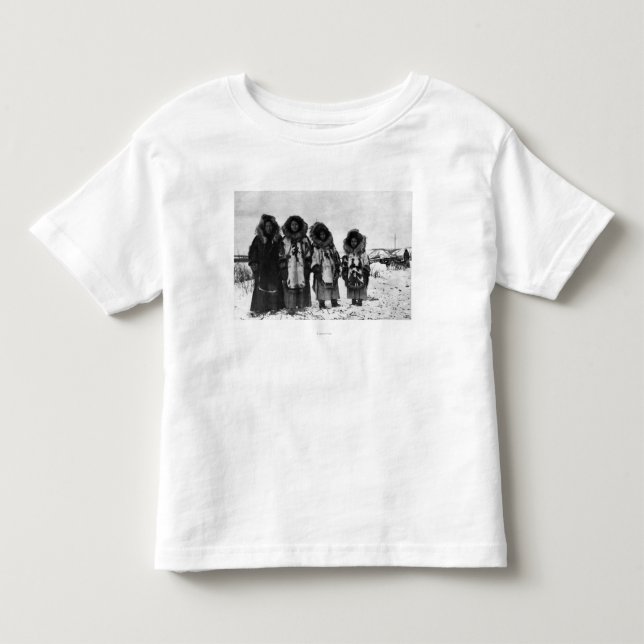 Eskimo Women In Alaska Photograph Toddler T-shirt (Front)