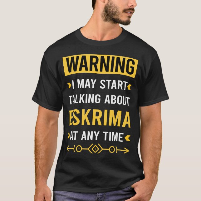Eskrima Escrima Arnis Kali Filipino Martial Arts T-Shirt (Front)