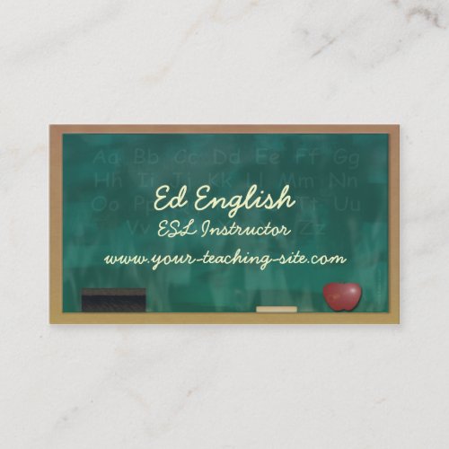 ESL Instructor Business Card