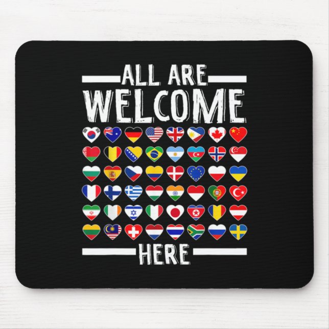 Esl Teacher Are Welcome Here For Worlds Virtual Mouse Pad (Front)