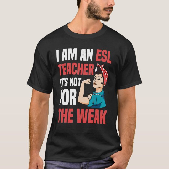 ESL Teacher English Second Language Instructor Wom T-Shirt (Front)