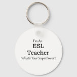 Esl Teacher Keychain at Zazzle