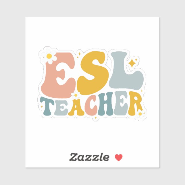 ESL Teacher  Sticker (Sheet)