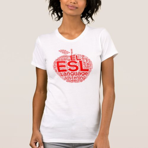 ESL Womens Bella Canvas Fine Jersey T_Shirt