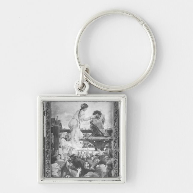 Esmeralda and Quasimodo, 1905 Keychain (Front)
