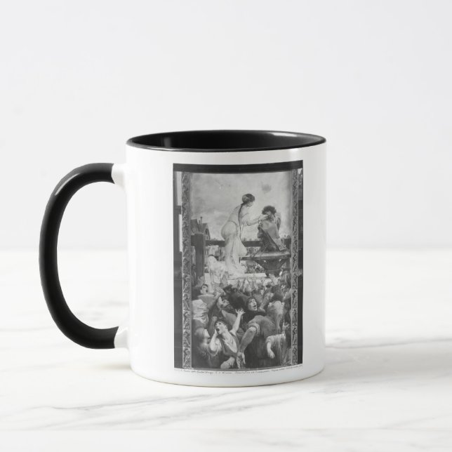 Esmeralda and Quasimodo, 1905 Mug (Left)