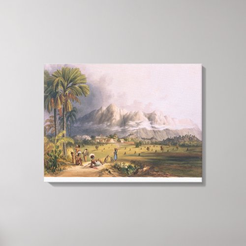 Esmeralda on the Orinoco site of a Spanish Missi Canvas Print