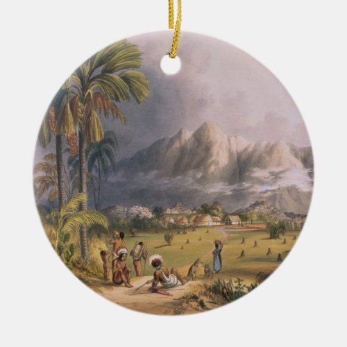 Esmeralda on the Orinoco site of a Spanish Missi Ceramic Ornament