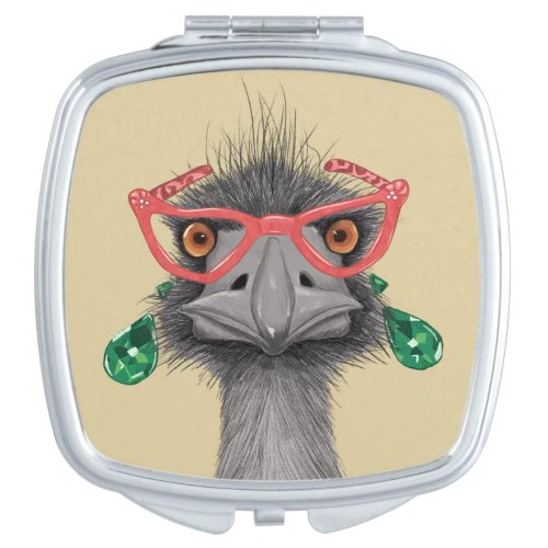 Esmerelda Emu Compact Mirror