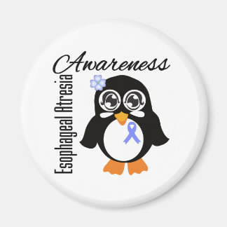 Esophageal Atresia Awareness Penguin Magnet
