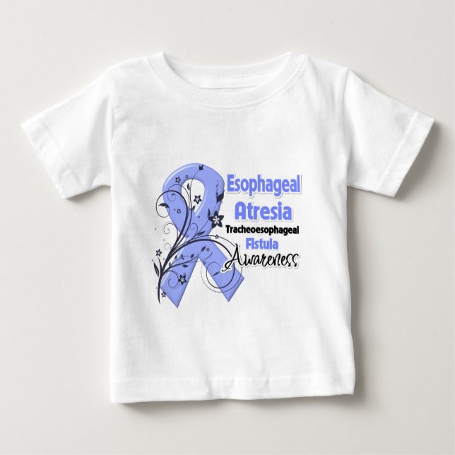Esophageal Atresia Awareness Ribbon Baby T-Shirt (Front)