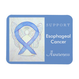 Esophageal Cancer Awareness Angel Custom Magnet