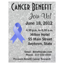 Esophageal Cancer Awareness Benefit  Floral Flyer