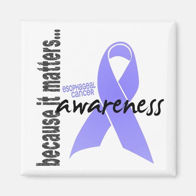 Esophageal Cancer Awareness Magnet (Front)