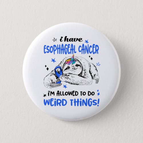 Esophageal Cancer Awareness Month Ribbon Gifts Button