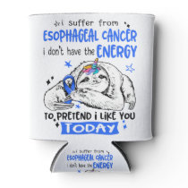 Esophageal Cancer Awareness Month Ribbon Gifts Can Cooler