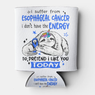 Esophageal Cancer Awareness Month Ribbon Gifts Can Cooler
