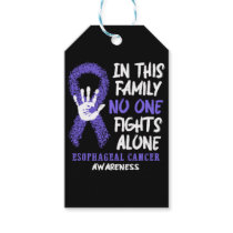 Esophageal Cancer Awareness No One Fights Alone -  Gift Tags